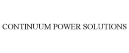 CONTINUUM POWER SOLUTIONS trademark