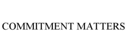 COMMITMENT MATTERS trademark