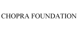 CHOPRA FOUNDATION trademark
