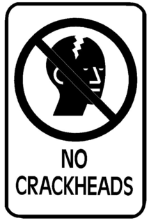 NO CRACKHEADS trademark