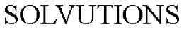 SOLVUTIONS trademark