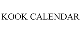 KOOK CALENDAR trademark