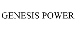 GENESIS POWER trademark