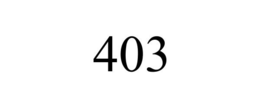 403 trademark