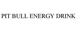 PIT BULL ENERGY DRINK trademark
