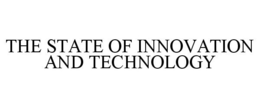 THE STATE OF INNOVATION AND TECHNOLOGY trademark