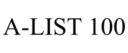 A-LIST 100 trademark