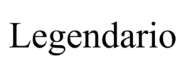 LEGENDARIO trademark