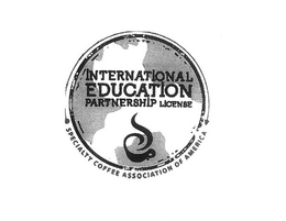 INTERNATIONAL EDUCATION PARTNERSHIP LICENSE SPECIALTY COFFEE ASSOCIATION OF AMERICA trademark