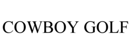 COWBOY GOLF trademark
