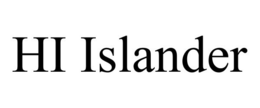 HI ISLANDER trademark