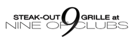 STEAK-OUT 9 GRILLE AT NINE OF CLUBS trademark
