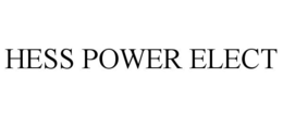 HESS POWER ELECT trademark