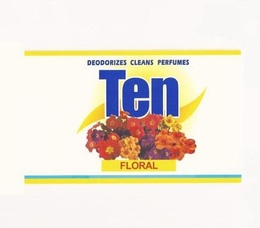 DEODORIZES CLEANS PERFUMES TEN FLORAL trademark