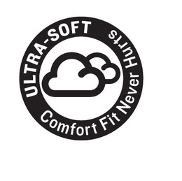 ULTRA-SOFT COMFORT FIT NEVER HURTS trademark