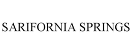 SARIFORNIA SPRINGS trademark