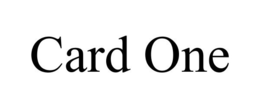 CARD ONE trademark