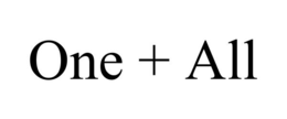 ONE + ALL trademark