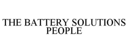 THE BATTERY SOLUTIONS PEOPLE trademark