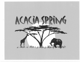 ACACIA SPRING trademark