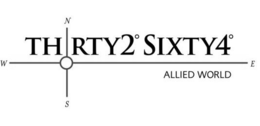 THRTY2° SIXTY4° ALLIED WORLD W N E S trademark