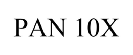 PAN 10X trademark