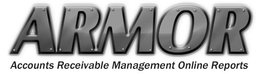 ARMOR ACCOUNTS RECEIVABLE MANAGEMENT ONLINE REPORTS trademark