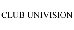 CLUB UNIVISION trademark