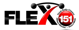 FLEX 151 TOTAL BODY FITNESS FIFTEEN MINUTES ONCE A WEEK trademark