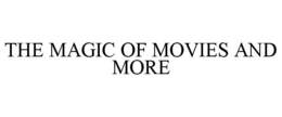 THE MAGIC OF MOVIES AND MORE trademark