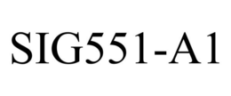 SIG551-A1 trademark