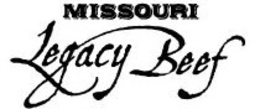 MISSOURI LEGACY BEEF trademark