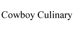 COWBOY CULINARY trademark