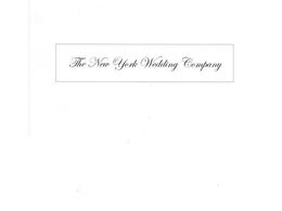 THE NEW YORK WEDDING COMPANY trademark