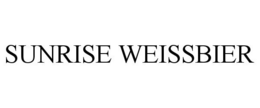 SUNRISE WEISSBIER trademark