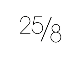 25/8 trademark