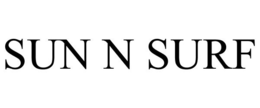 SUN N SURF trademark
