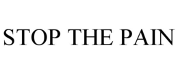 STOP THE PAIN trademark