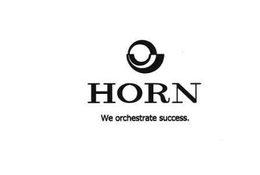 HORN WE ORCHESTRATE SUCCESS. trademark