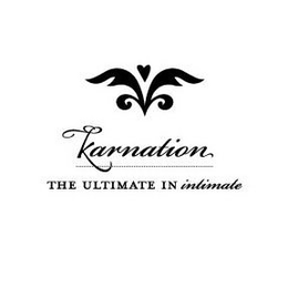KARNATION THE ULTIMATE IN INTIMATE trademark