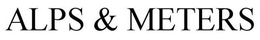 ALPS & METERS trademark