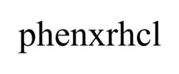 PHENXRHCL trademark