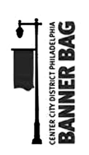 CENTER CITY DISTRICT PHILADELPHIA BANNER BAG trademark