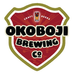 OKOBOJI BREWING CO CRAFT BEERS trademark