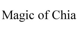 MAGIC OF CHIA trademark