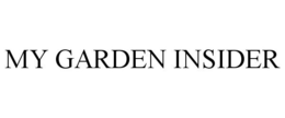 MY GARDEN INSIDER trademark