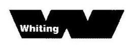 W WHITING trademark