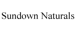 SUNDOWN NATURALS trademark