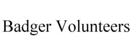 BADGER VOLUNTEERS trademark