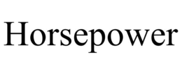 HORSEPOWER trademark